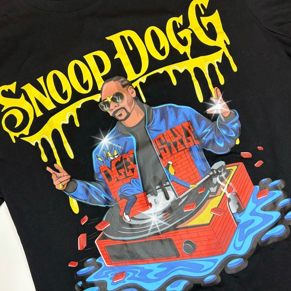 Snoop Dogg Black Graphic T-Shirt XL - Picture 3 of 3